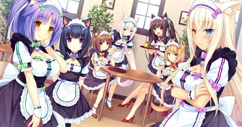 Una imagen del anime Nekopara